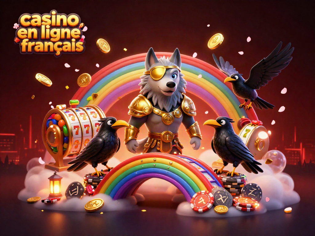 Jouez à des jeux de casino en ligne français avec Odin et ses corbeaux magiques dans un monde coloré et dynamique.