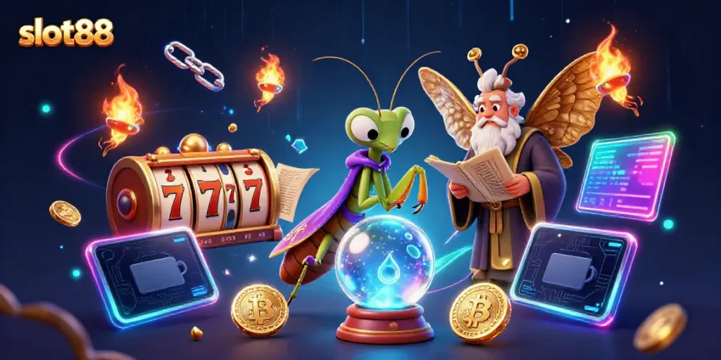 Play exciting games at slot88 with dynamic slot reels and mystical fortune tellers