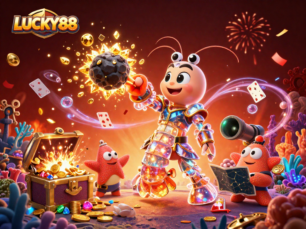 LUCKY88 delivers excitement as a galactic samurai battles through golden gems and coins.