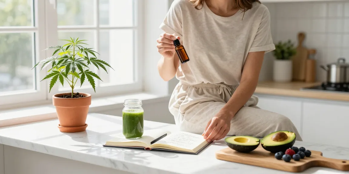 meilleur site de pari sportif avec huile de CBD, plantes saines et routine wellness naturelle.