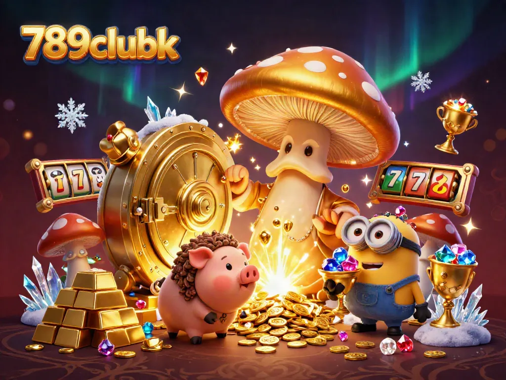 Engage with the thrilling atmosphere of 789clubk featuring enchanting characters amidst dazzling casino elements.