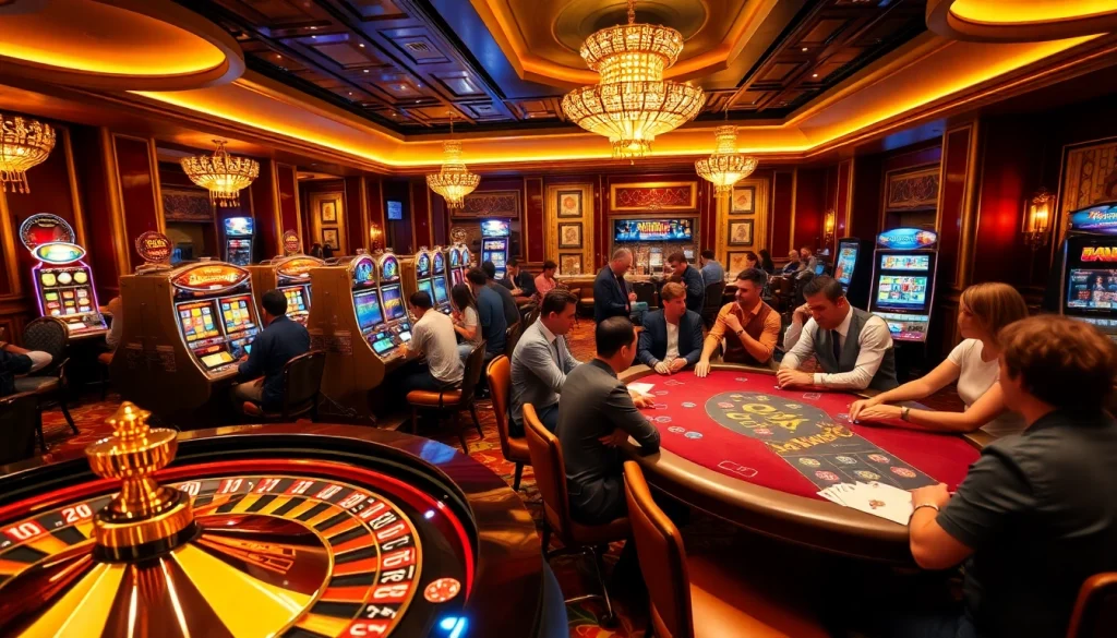 Experience the thrill of gambling at https://topclub.site/ with engaged players at vibrant casino tables.
