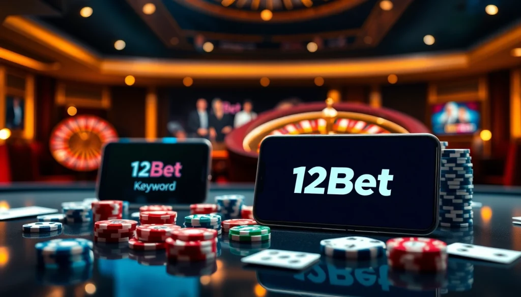Engaging online gambling experience with link 12bet highlighted on a modern gaming interface.