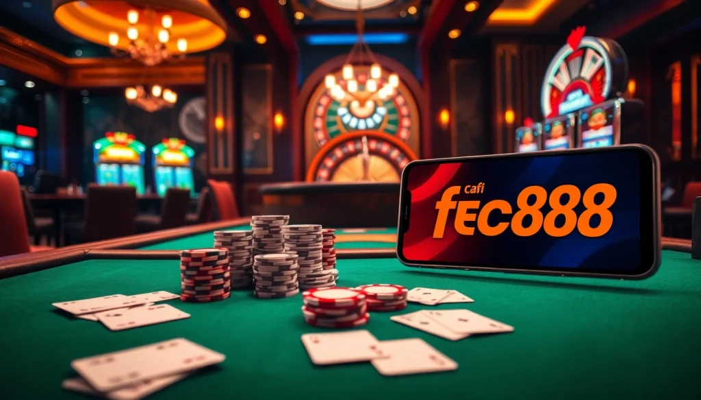 Experience the excitement of Nhà cái fc88 casino games with vibrant tables and high-quality interfaces for players.
