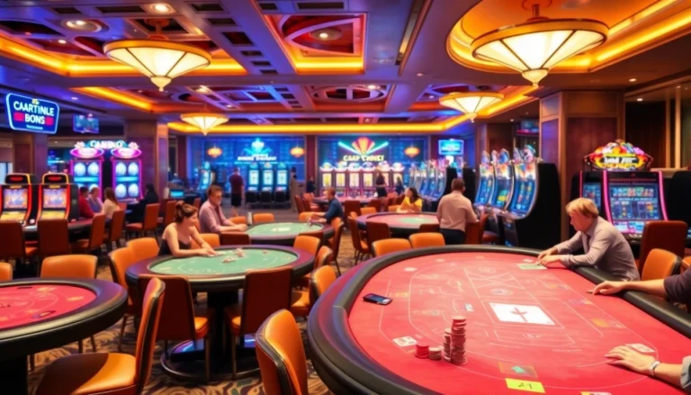 Jouer aux jeux dans un casino en ligne fiable avec une ambiance excitante et des machines à sous.
