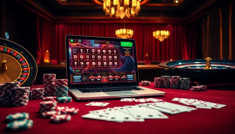 Engaging view of casino en ligne retrait instantané with live online gaming atmosphere.