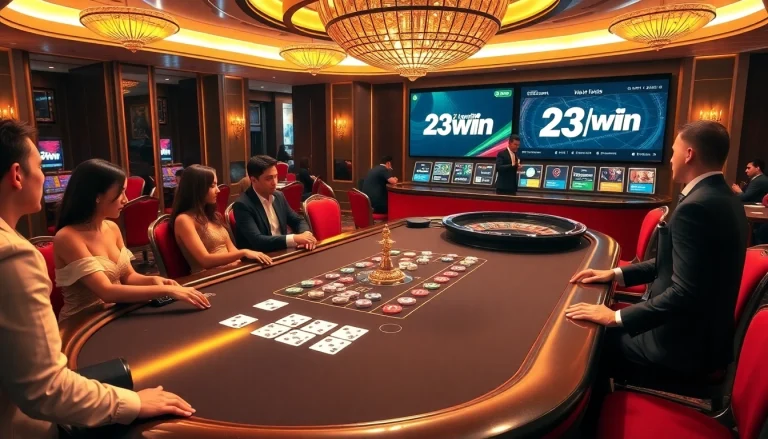 Experience high-stakes poker at 23win with glamorous players and thrilling games.