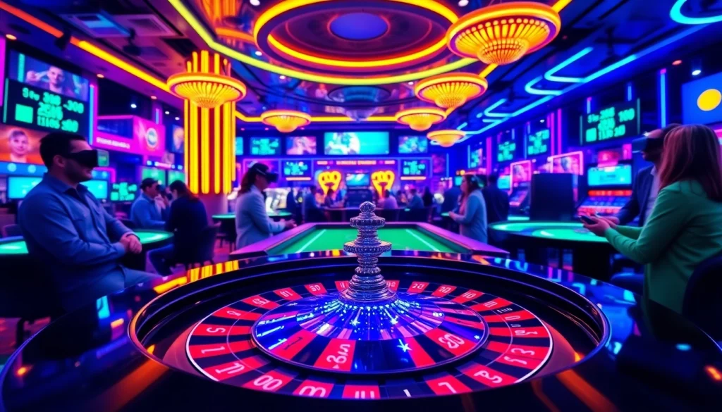 Jouez à des jeux de casino en ligne crypto avec une ambiance énergique et moderne.