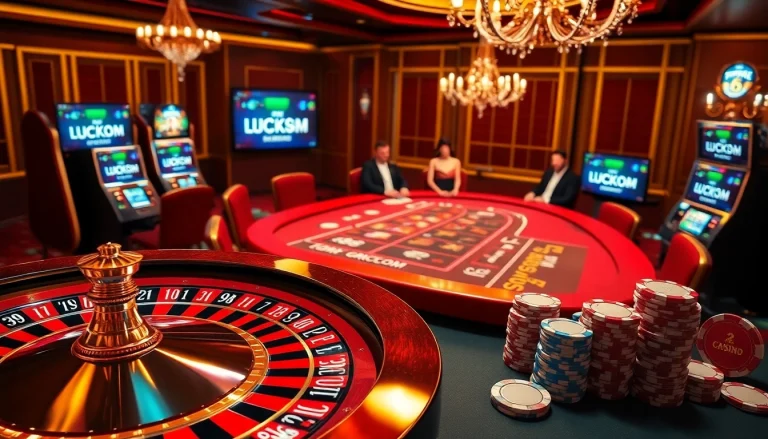 Experience thrilling gameplay at LUCK8.COM with engaging poker and roulette action.