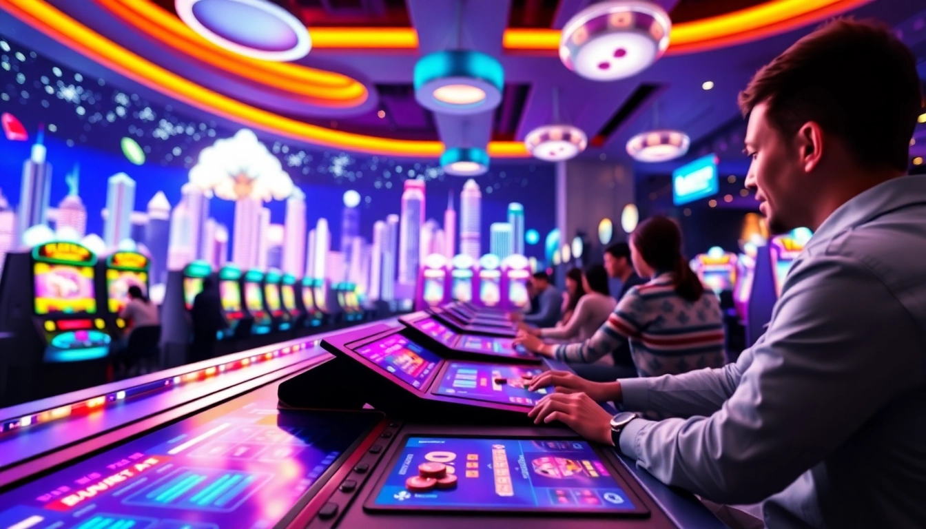Jouer au casino en ligne Français avec une expérience immersive dans un environnement de jeu dynamique.