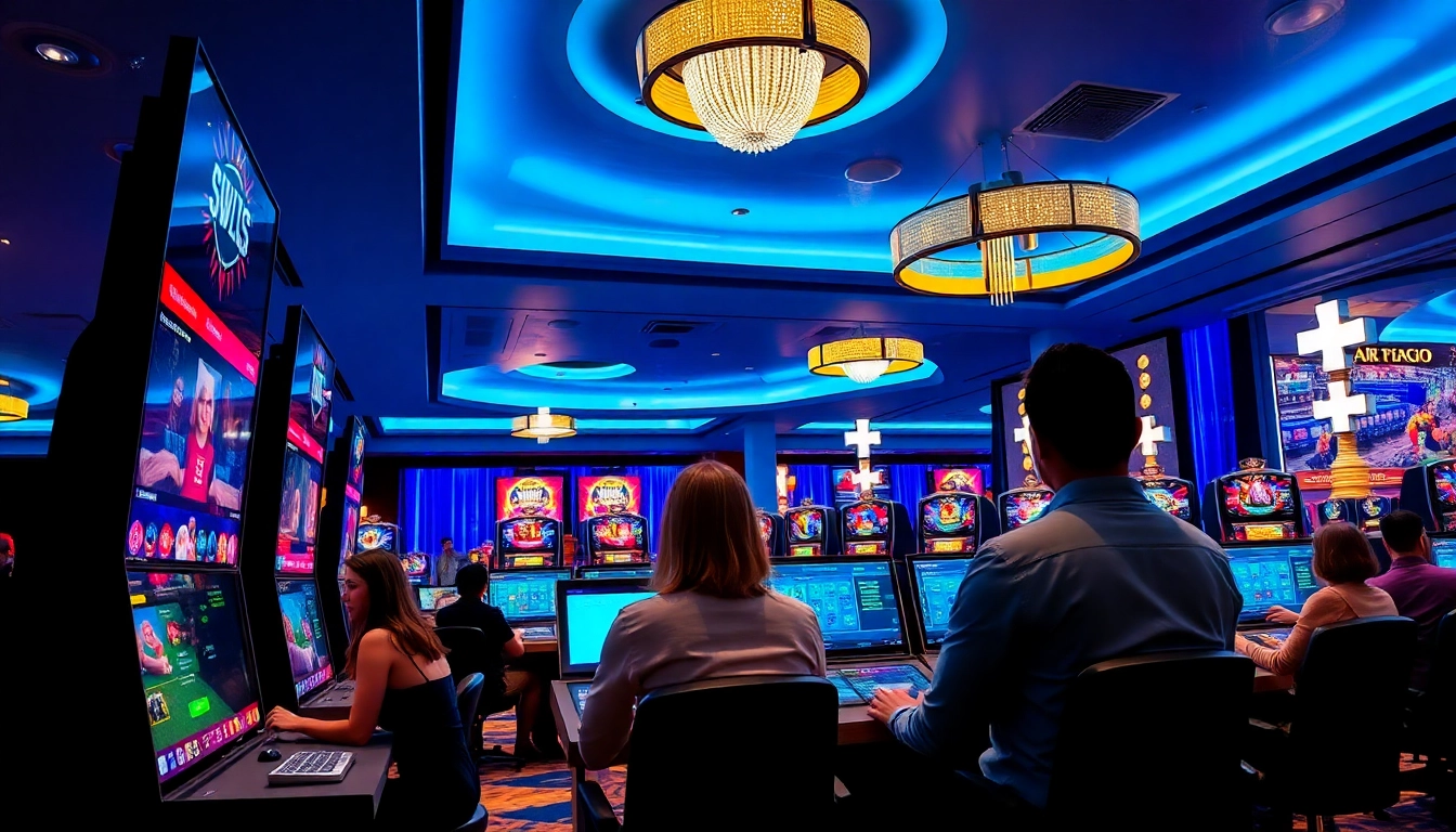 Jouer à des jeux de casino en ligne suisse légal tout en profitant d'une ambiance numérique captivante.
