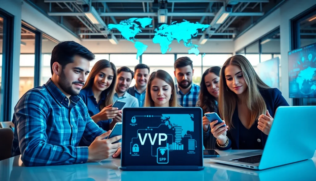 在现代办公室中，快连 VPN 用户享受无缝互联网连接体验