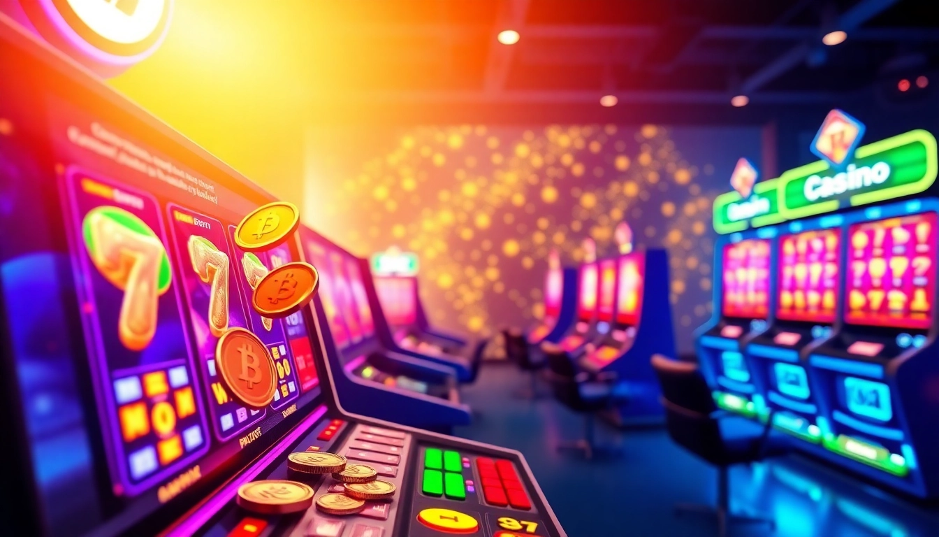 Jouer à casino crypto en ligne avec des graphismes vibrants et des éléments numériques attrayants.