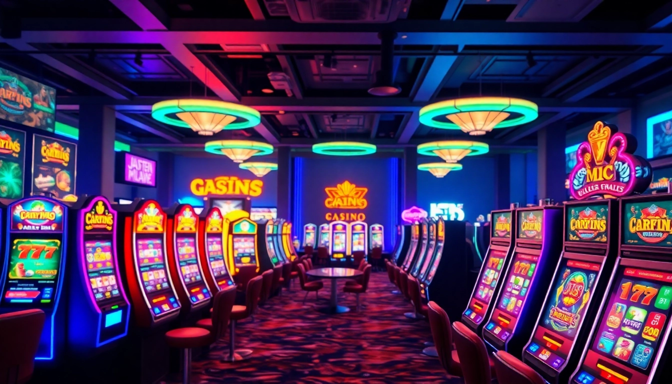 Profitez de jeux au casino en ligne France avec des machines à sous lumineuses et vibrantes.