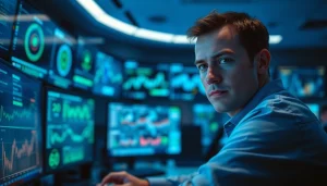 Formation analyste SOC en pleine concentration devant des écrans de cybersécurité.