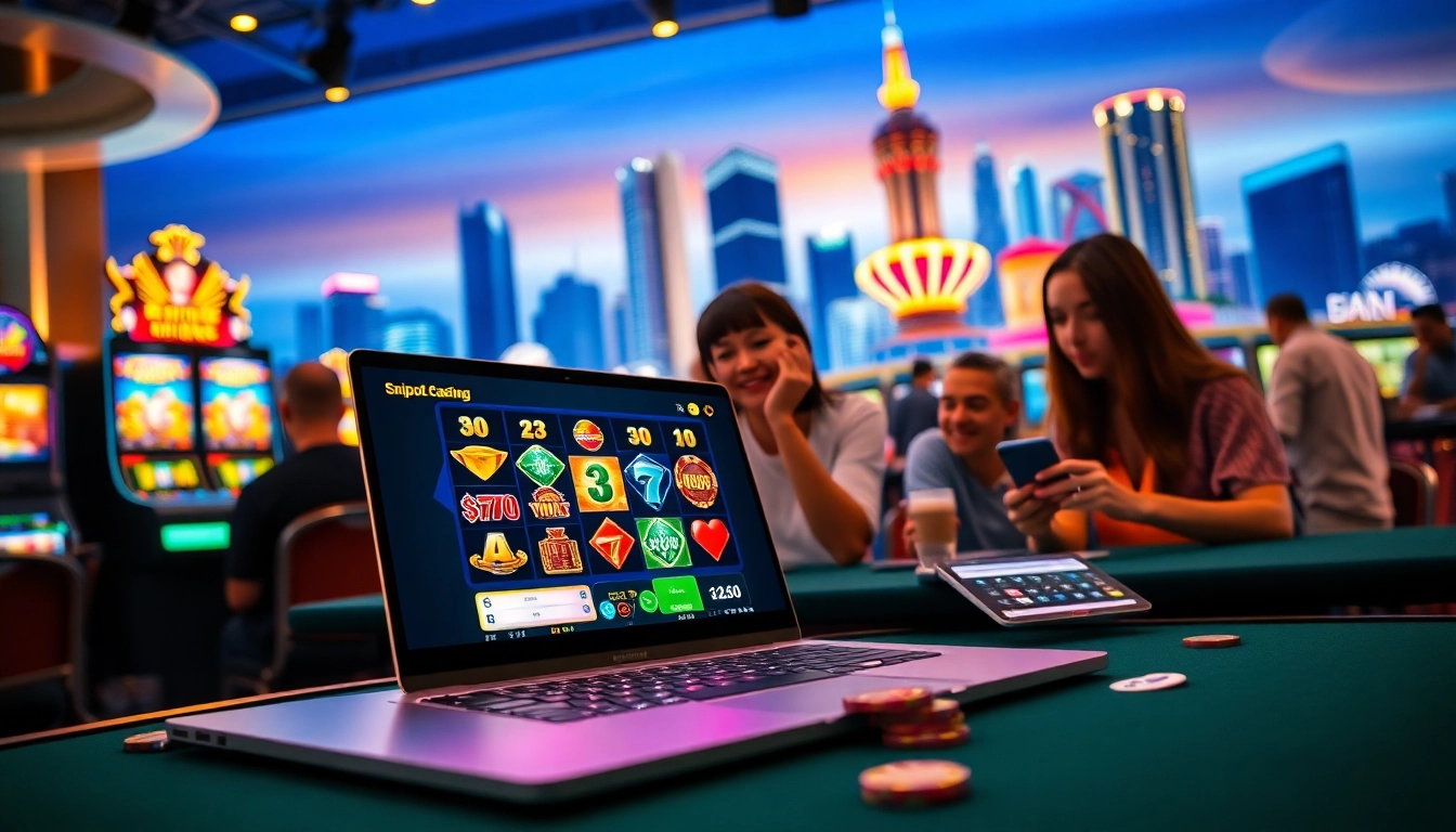 Jouer à des jeux de casino en ligne avec une ambiance excitante et une technologie moderne