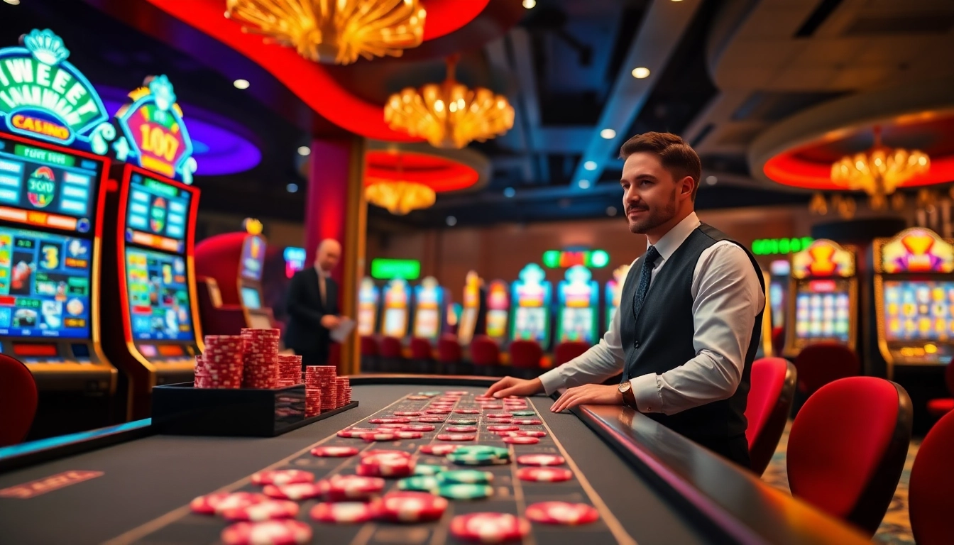 Jouer sur un casino fiable en ligne avec des jeux de table modernes et une ambiance animée.
