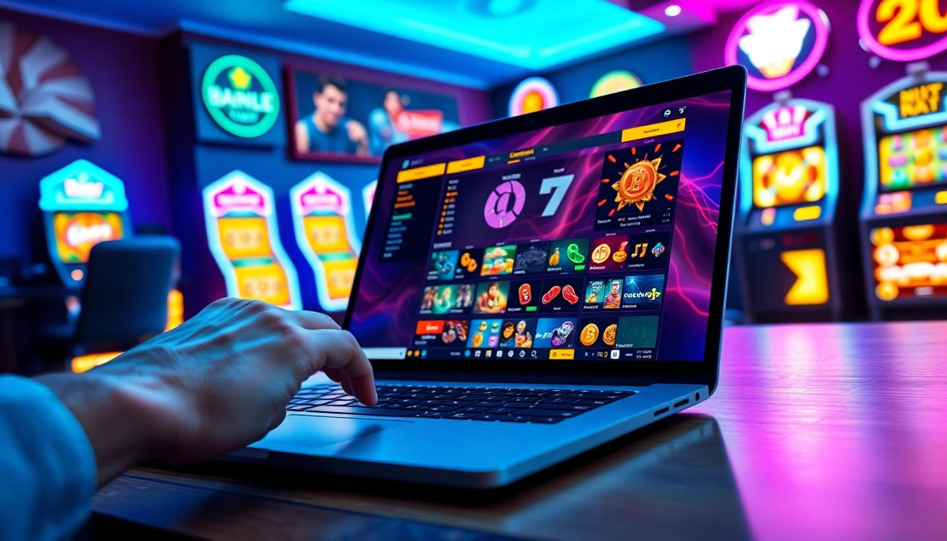 Jouez aux jeux palpitants du meilleur casino crypto dans une ambiance dynamique et moderne.