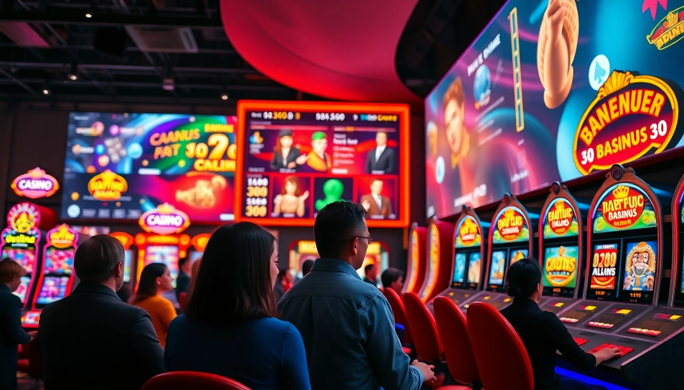 Découvrez un casino fiable en ligne avec des joueurs engagés et des machines à sous colorées.