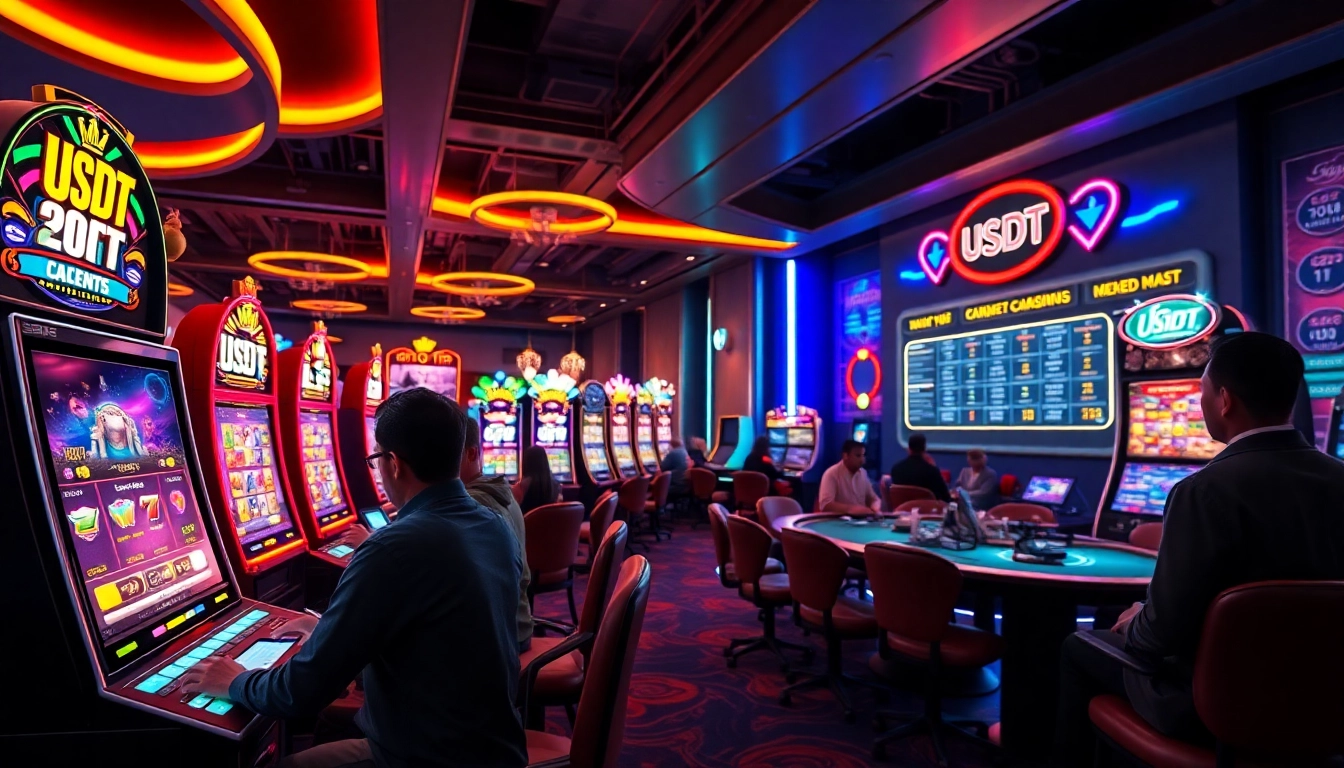 Casino en ligne USDT avec des jeux captivants et une ambiance dynamique.