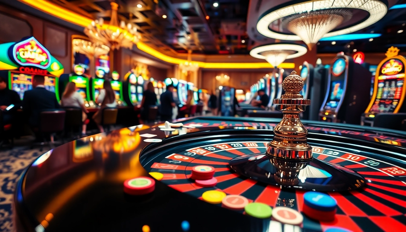 Надежный casino en ligne fiable с игроками за рулеткой и яркими игровыми автоматами.