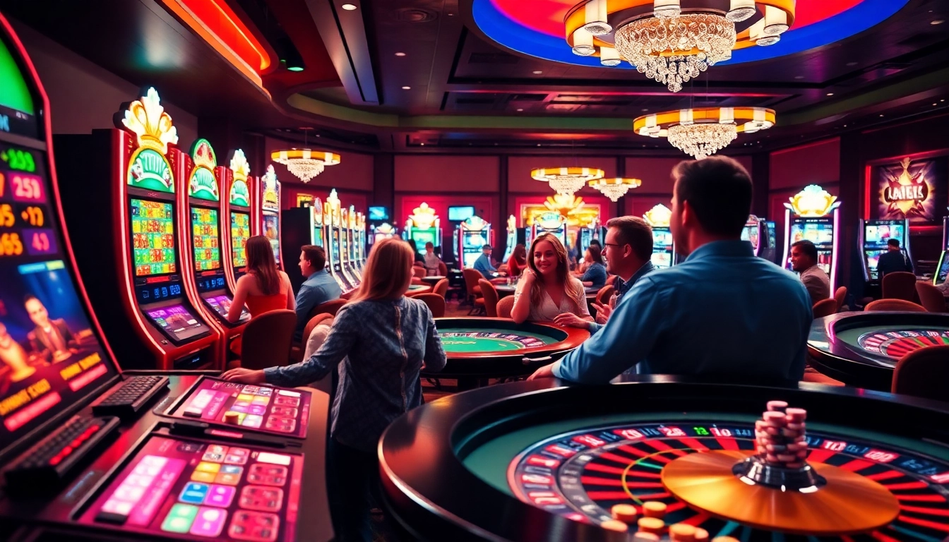 Jouez à des jeux de casino en ligne captivants avec des machines à sous et des tables de roulette.
