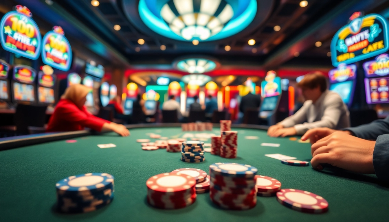 Jouez au usdt online casino sur une table de poker avec des jetons et des cartes brillants.