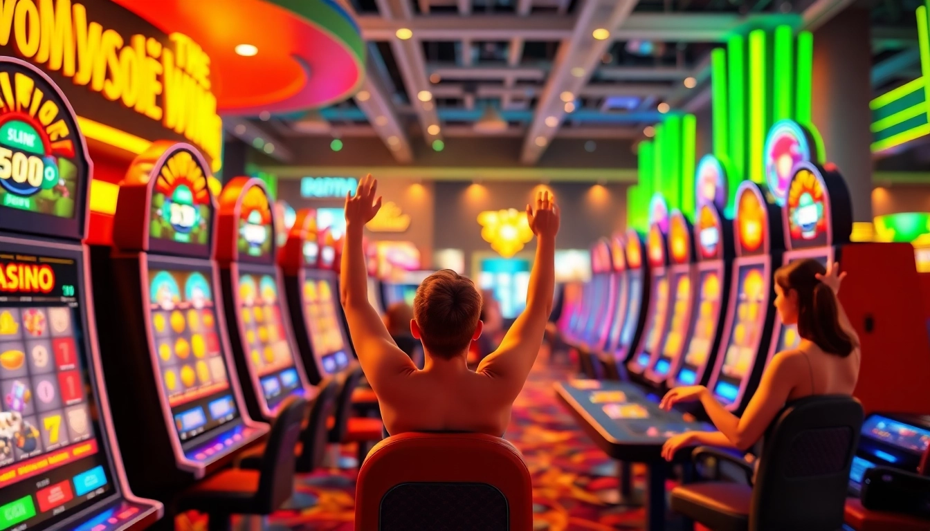 Profitez des jeux au casino en ligne avec une expérience immersive et des machines à sous vibrantes.