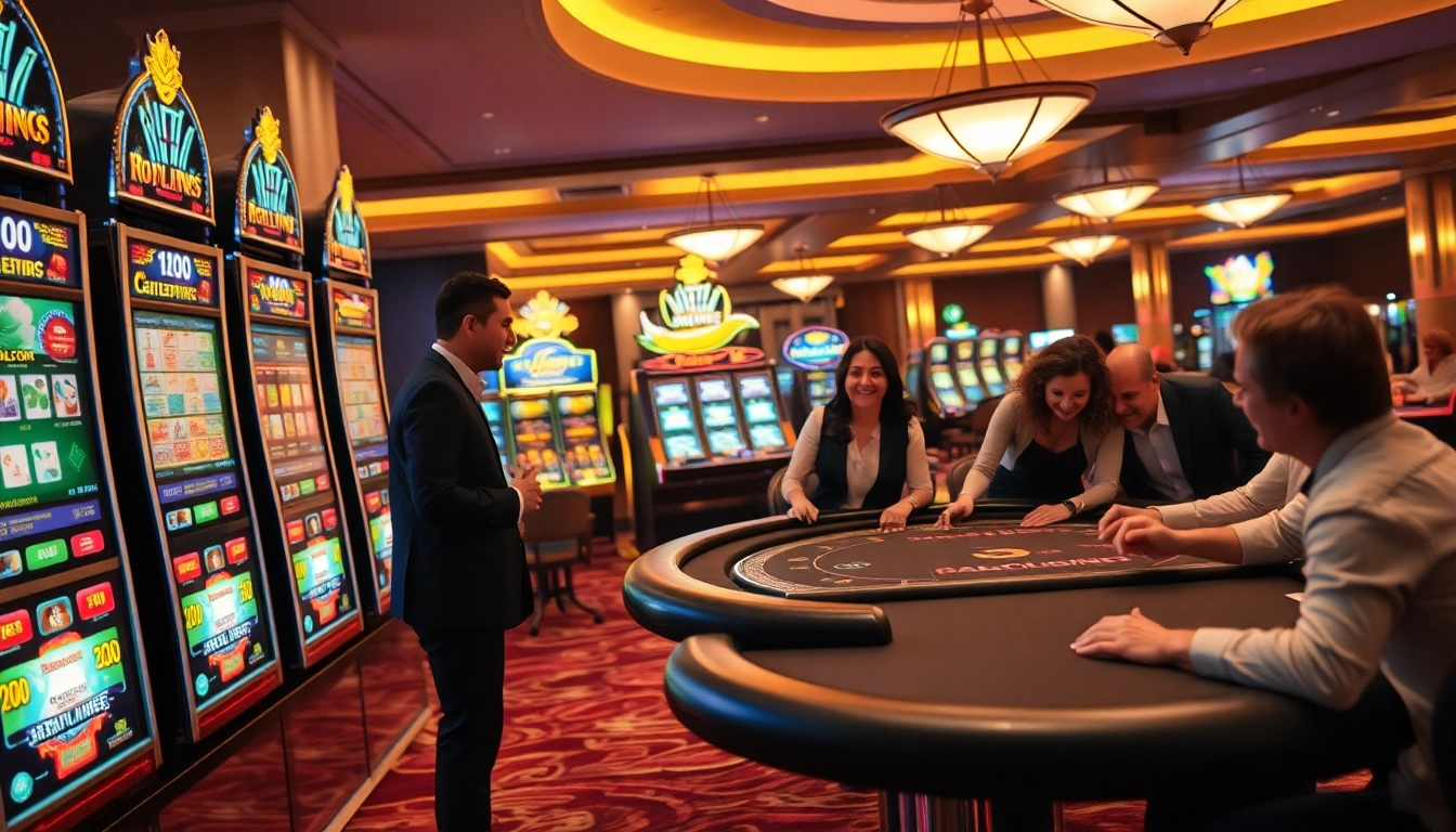 Jouer aux jeux de casino en ligne avec des machines à sous et des tables de blackjack. related image