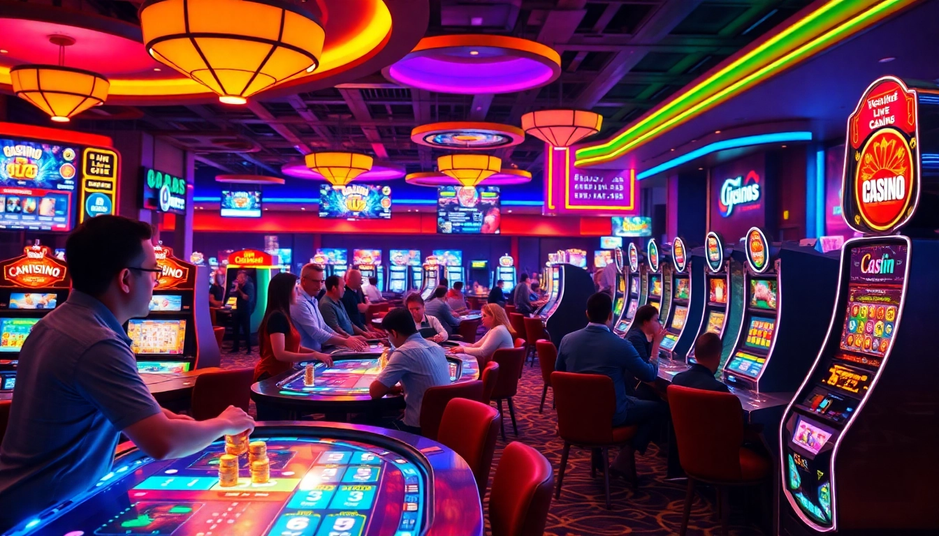 Jouer à un casino en ligne avec des joueurs enthousiastes sur une plateforme animée.
