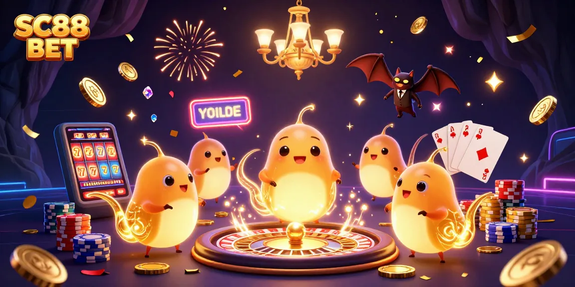 Experience the glowworm team illuminating SC88 BET casino with dazzling games and rewards.