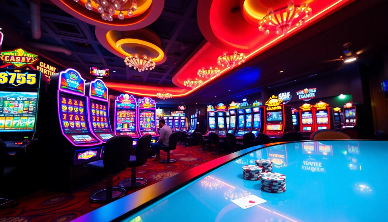 Jouez à des jeux de casino en ligne avec des machines à sous vibrantes et des tables de jeux. related image