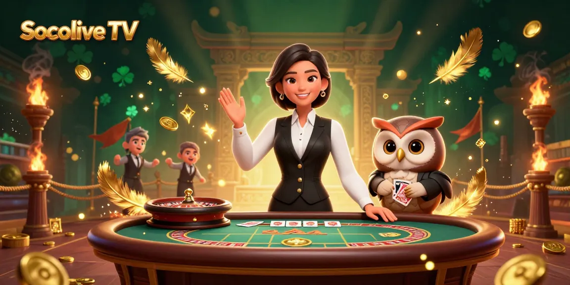 Experience dynamic thrills at Socolive TV with engaging live dealers and immersive games.