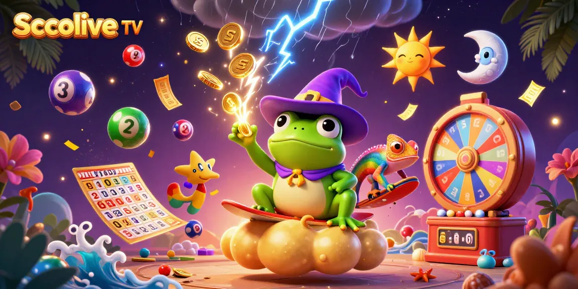 Experience Socolive TV with a dynamic storm of golden coins and vibrant lottery elements.