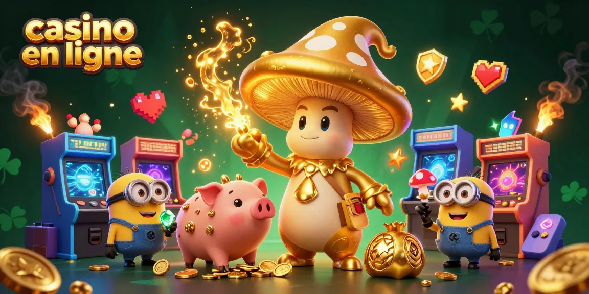 Jouez à des jeux passionnants de casino en ligne avec des éléments magiques et des trésors scintillants.