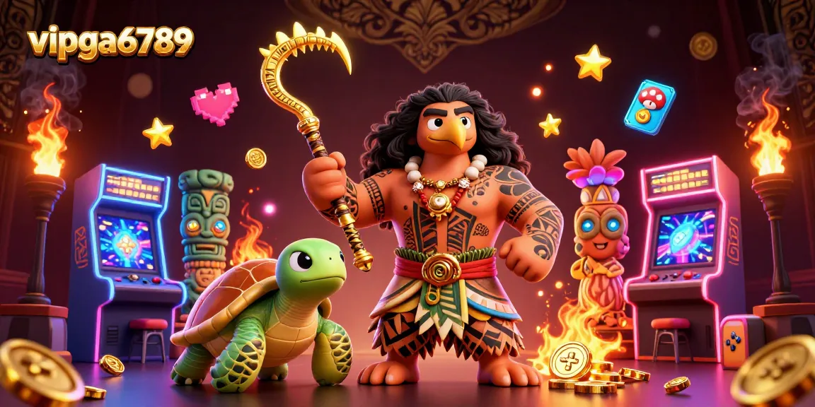 Experience the excitement of vipga6789 with tribal characters and dynamic game elements.