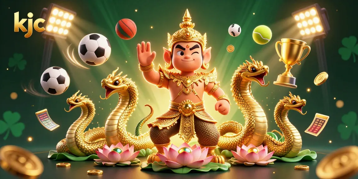 Engage with kjc's exhilarating gaming world featuring vibrant characters and dynamic sports elements.