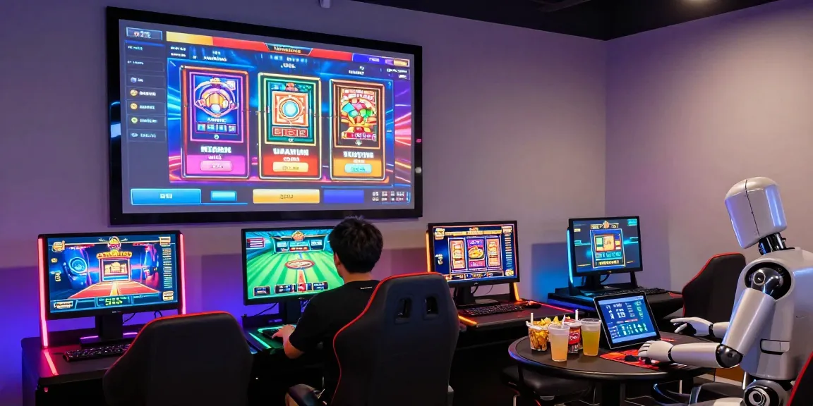 Expérience immersive dans un casino en ligne avec jeux interactifs et ambiance moderne.