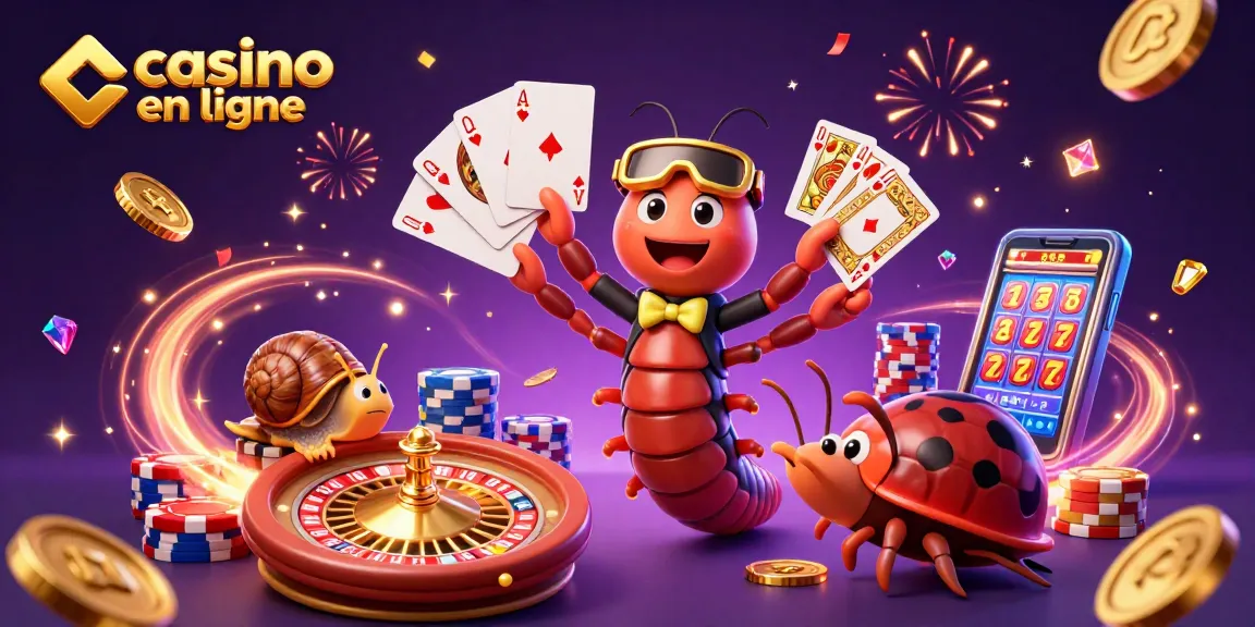Jouez au casino en ligne avec des personnages amusants et une ambiance festive.