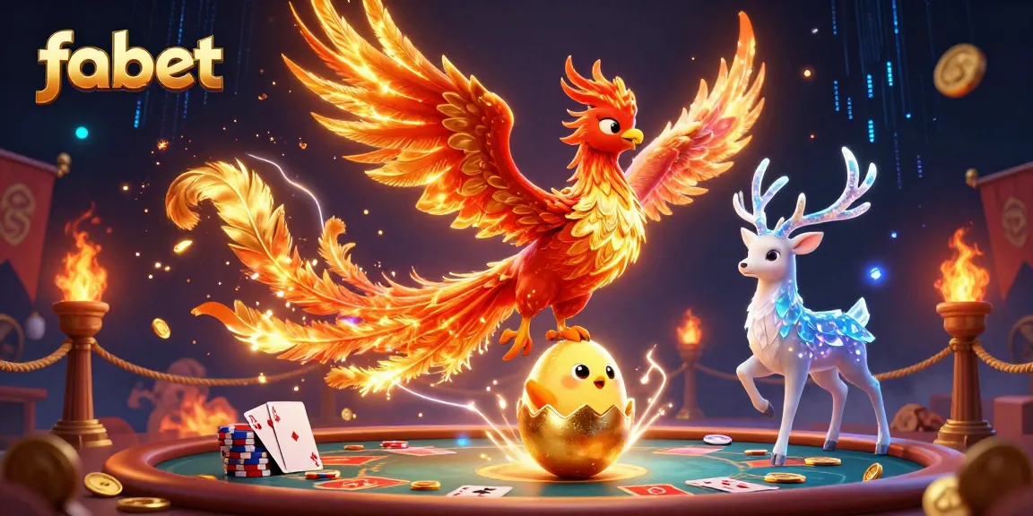Engage with fabet at an immersive poker scene featuring mystical characters and casino elements.