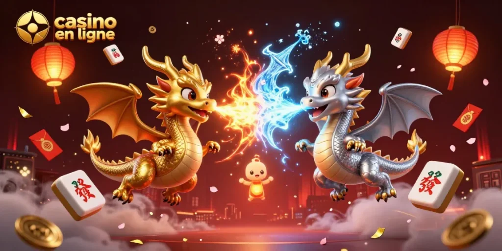 Jouer au casino en ligne dans une ambiance immersive avec des dragons et des éléments lumineux