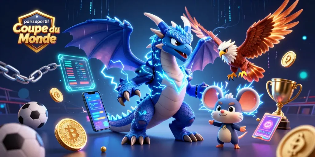 Paris sportif Coupe du Monde : parier sur un dragon et un faucon dans un univers électrisant.