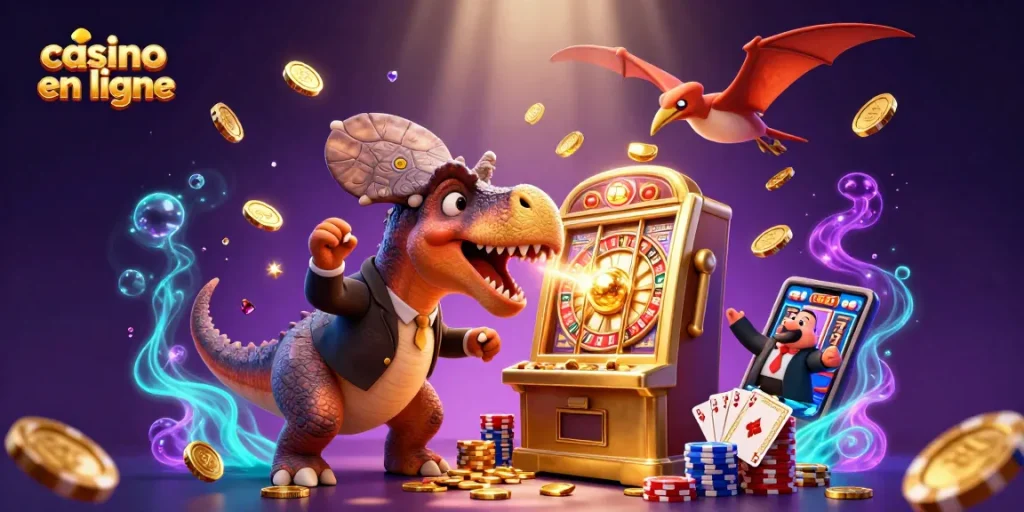 Le casino en ligne déchaîne les jackpots avec des créatures préhistoriques et des gains scintillants